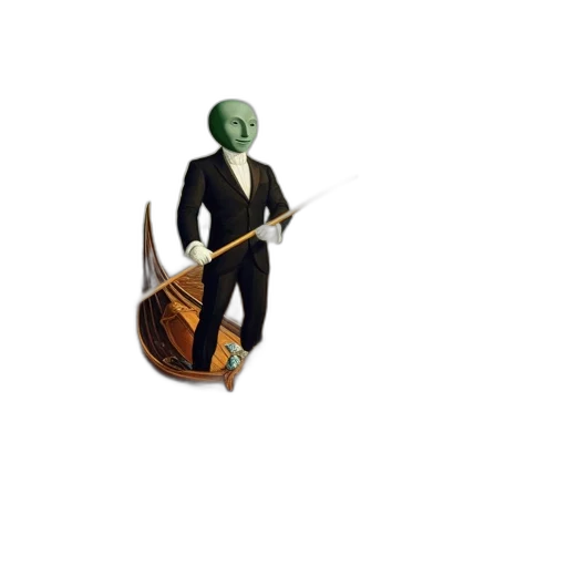 staff, mask, umbrella, robot transparent PNG cut-out