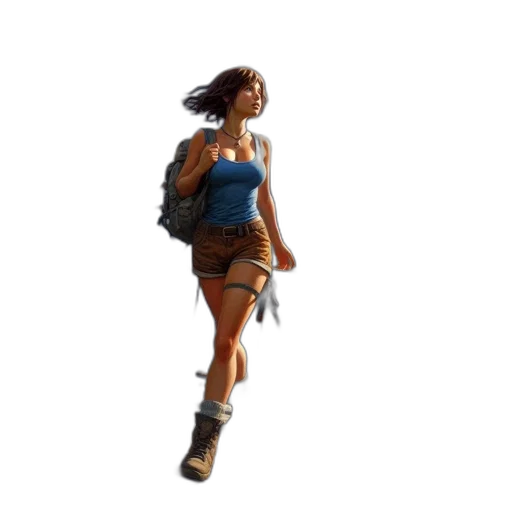 weapon, dress, concept art, 3d render transparent PNG cut-out