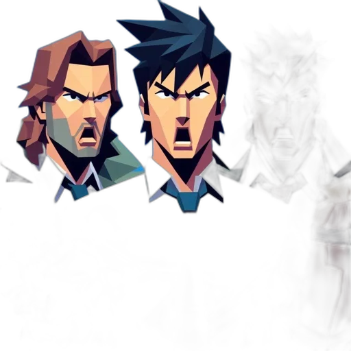 concept art, pixel art, 3d render, comic book art transparent PNG cut-out