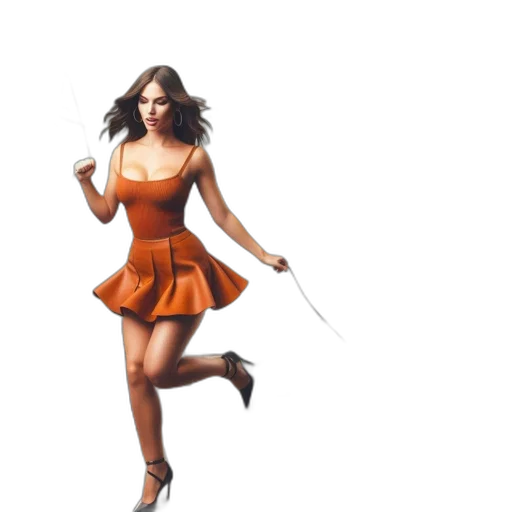 dress, staff, weapon, concept art transparent PNG cut-out