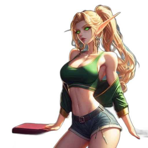 staff, concept art, fantasy art, anime transparent PNG cut-out
