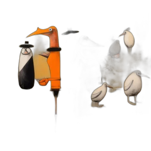 staff, weapon, animal, creature transparent PNG cut-out