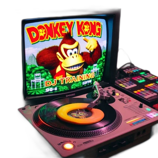 retro, gaming, setup, features transparent PNG cut-out