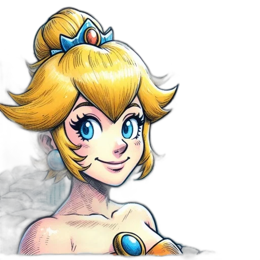 dress, crown, face, concept art transparent PNG cut-out