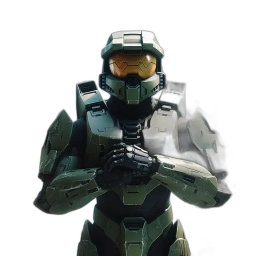 robot, weapon, concept art, 3d render transparent PNG cut-out