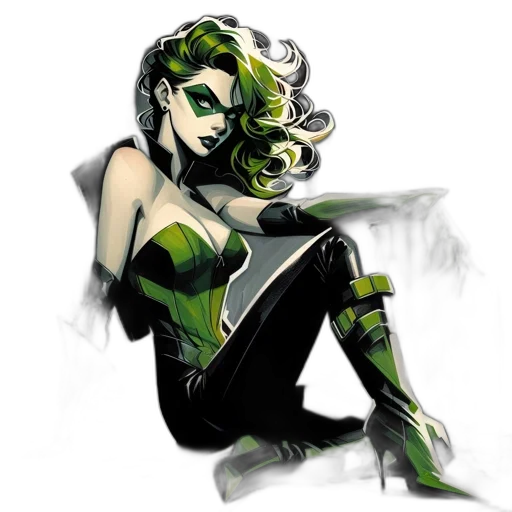 mask, comic book art, concept art, fantasy art transparent PNG cut-out