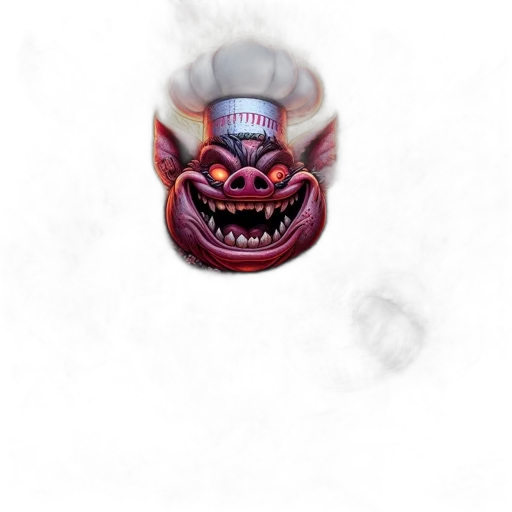 creature, mask, dragon, staff transparent PNG cut-out