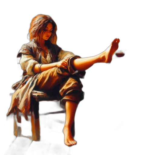 staff, furniture, concept art, oil painting transparent PNG cut-out