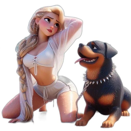 animal, concept art, 3d render, fantasy art transparent PNG cut-out