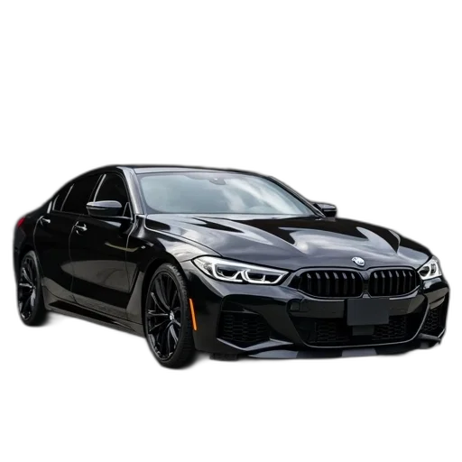 car, photorealistic, 3d render, black transparent PNG cut-out