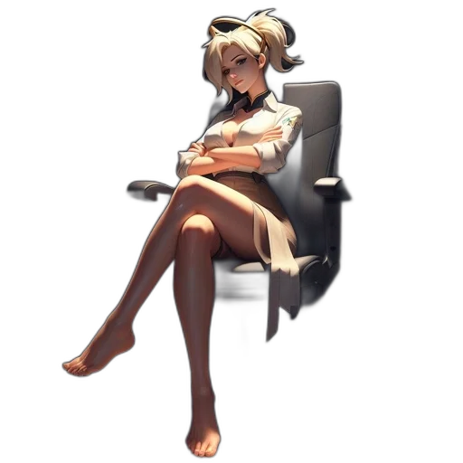 dress, staff, furniture, robot transparent PNG cut-out