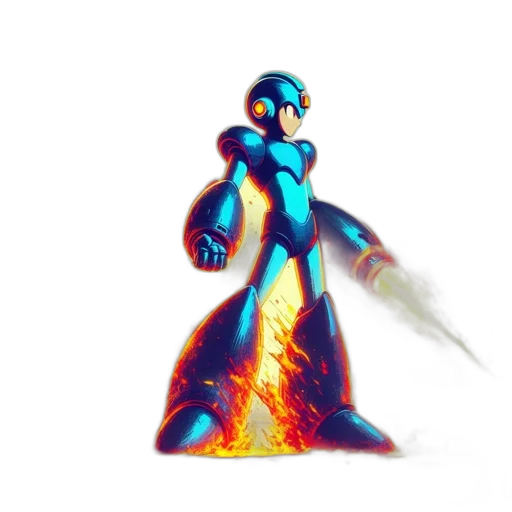 robot, creature, weapon, staff transparent PNG cut-out