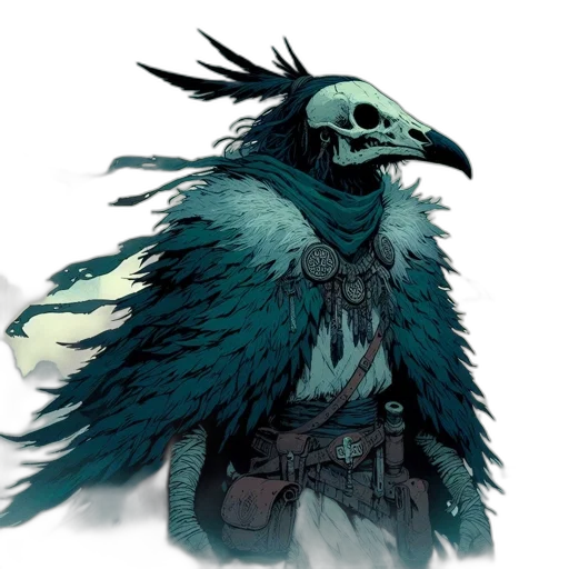 mask, creature, animal, staff transparent PNG cut-out