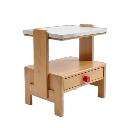 furniture, 3d render, modern, two-tiered transparent PNG cut-out