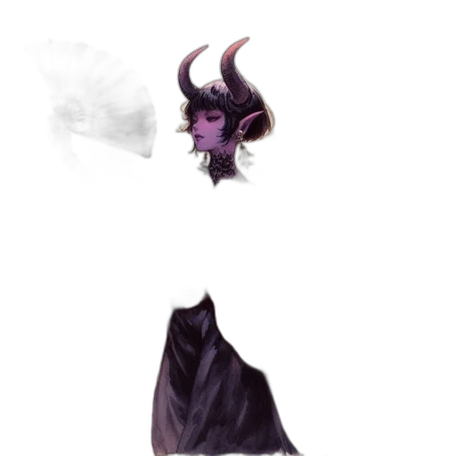 mask, creature, dragon, staff transparent PNG cut-out