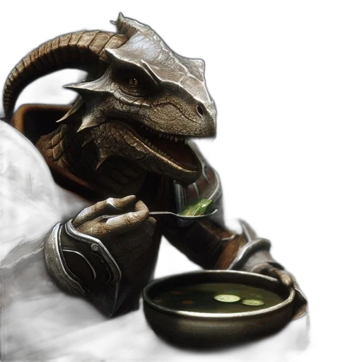 dragon, mask, weapon, sword transparent PNG cut-out