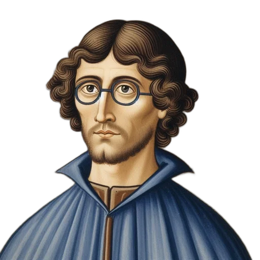 portrait, man, wearing, blue transparent PNG cut-out