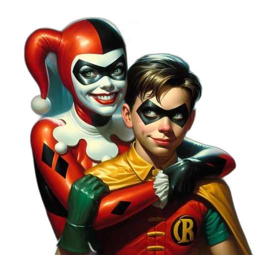 comic book art, concept art, photorealistic, red transparent PNG cut-out