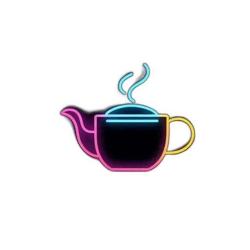staff, food, vaporwave, 3d render transparent PNG cut-out