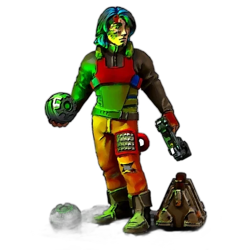 concept art, comic book art, fantasy art, pixel art transparent PNG cut-out