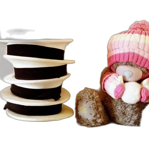 hat, food, 3d render, teddy transparent PNG cut-out