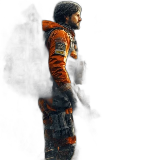 jacket, concept art, 3d render, fantasy art transparent PNG cut-out