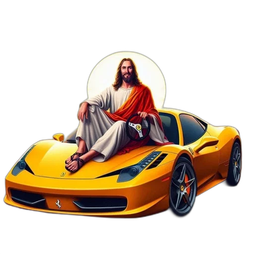 car, photorealistic, 3d render, concept art transparent PNG cut-out