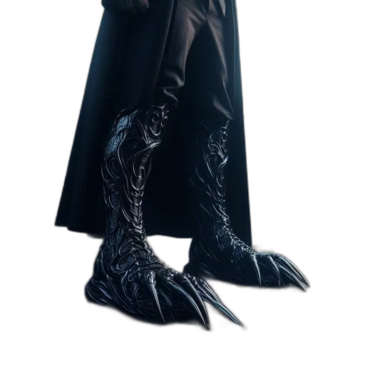 jacket, dragon, creature, staff transparent PNG cut-out