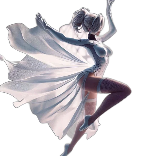 dress, sword, concept art, fantasy art transparent PNG cut-out