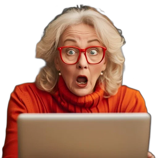 face, staff, elderly, woman transparent PNG cut-out