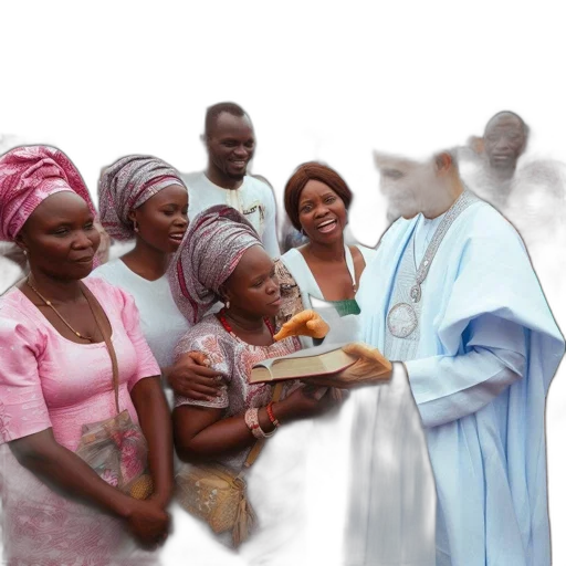 marketplace, scene, featuring, man transparent PNG cut-out