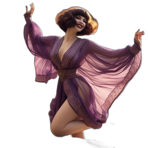 dress, concept art, photorealistic, fantasy art transparent PNG cut-out