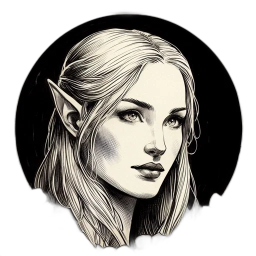 face, dragon, staff, fantasy art transparent PNG cut-out