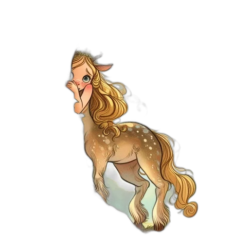 staff, animal, creature, fantasy art transparent PNG cut-out