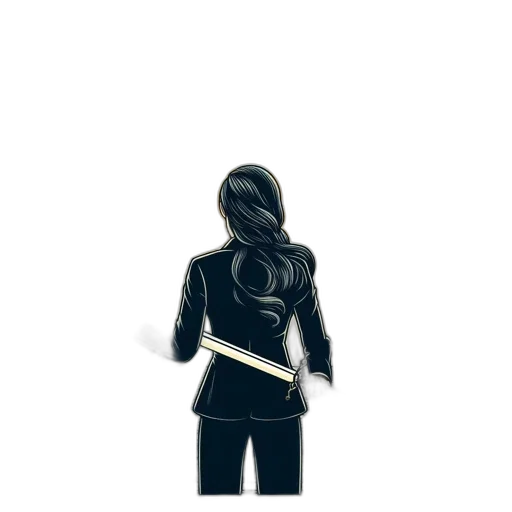 jacket, robot, staff, mask transparent PNG cut-out