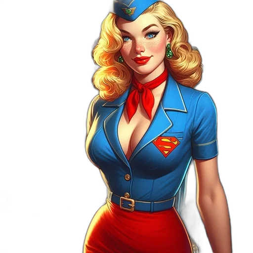 staff, dress, jacket, comic book art transparent PNG cut-out