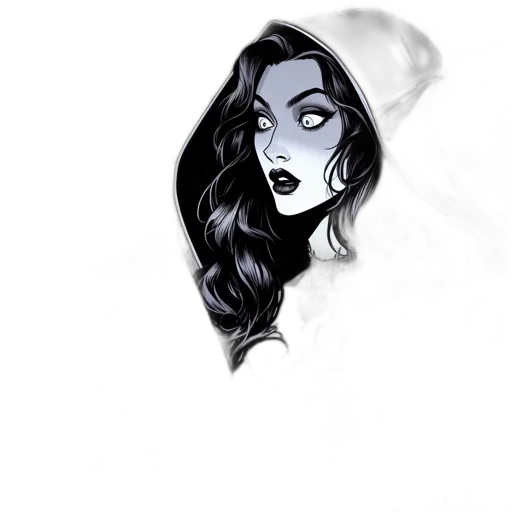 face, mask, comic book art, fantasy art transparent PNG cut-out