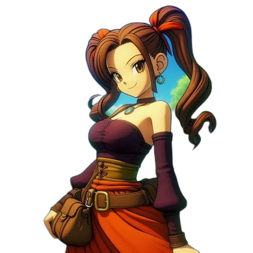 staff, dress, face, weapon transparent PNG cut-out