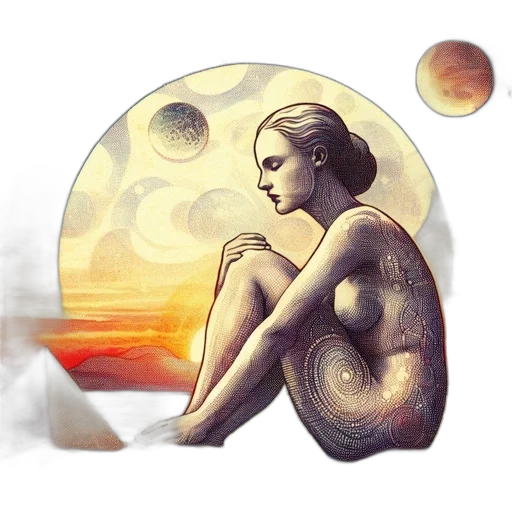 fantasy art, concept art, watercolor, pixel art transparent PNG cut-out