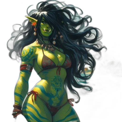 fantasy art, concept art, comic book art, pixel art transparent PNG cut-out