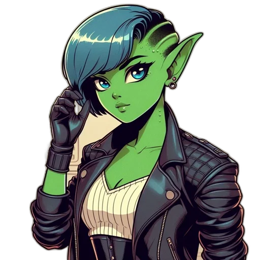 staff, jacket, mask, comic book art transparent PNG cut-out