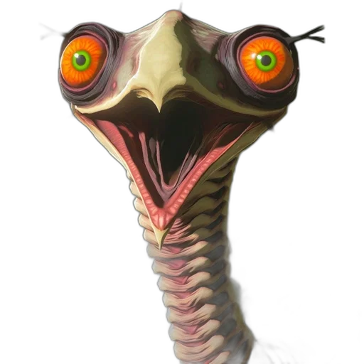 creature, animal, staff, dragon transparent PNG cut-out
