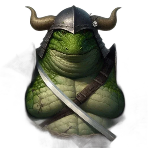 dragon, hat, sword, staff transparent PNG cut-out