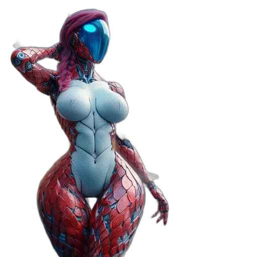 creature, dress, mask, robot transparent PNG cut-out