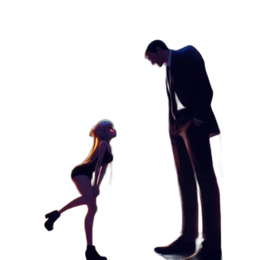staff, robot, concept art, 3d render transparent PNG cut-out