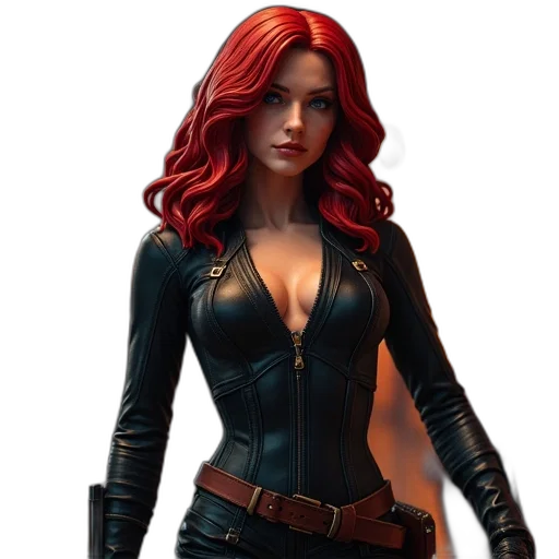 jacket, concept art, comic book art, 3d render transparent PNG cut-out
