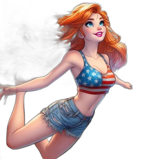 comic book art, concept art, fantasy art, cartoon transparent PNG cut-out