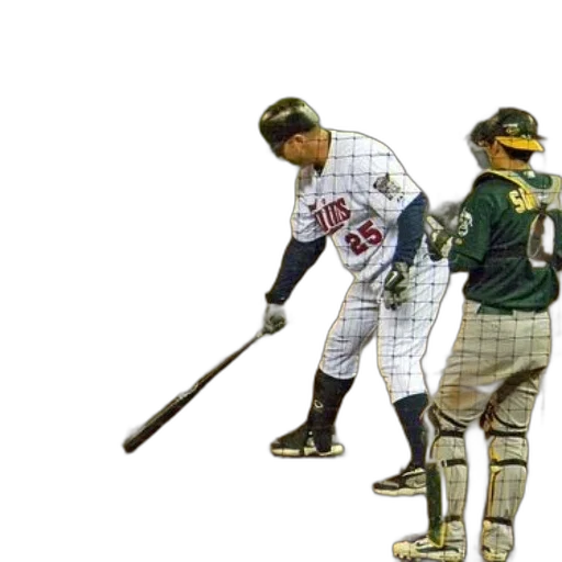 baseball, player, white, uniform transparent PNG cut-out