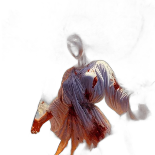 dress, creature, mask, face transparent PNG cut-out