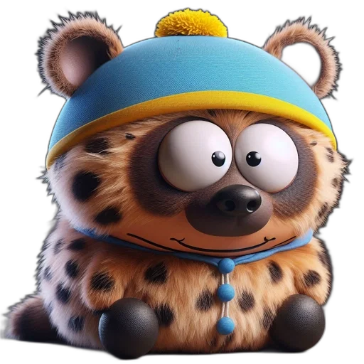 hat, animal, creature, 3d render transparent PNG cut-out